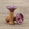 Oblako Phunnel-M Glazed Marble Red Wine White - Shisha-Dome
