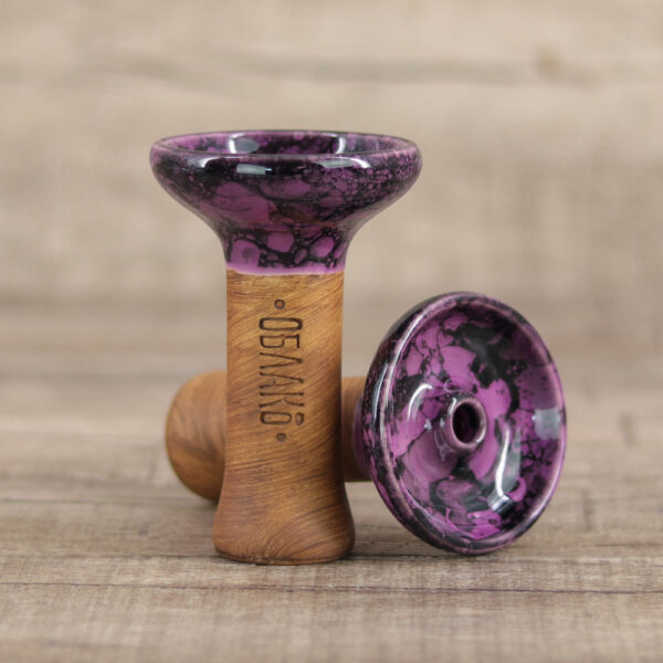 Oblako Phunnel-M Glazed Marble Violet Black - Shisha-Dome