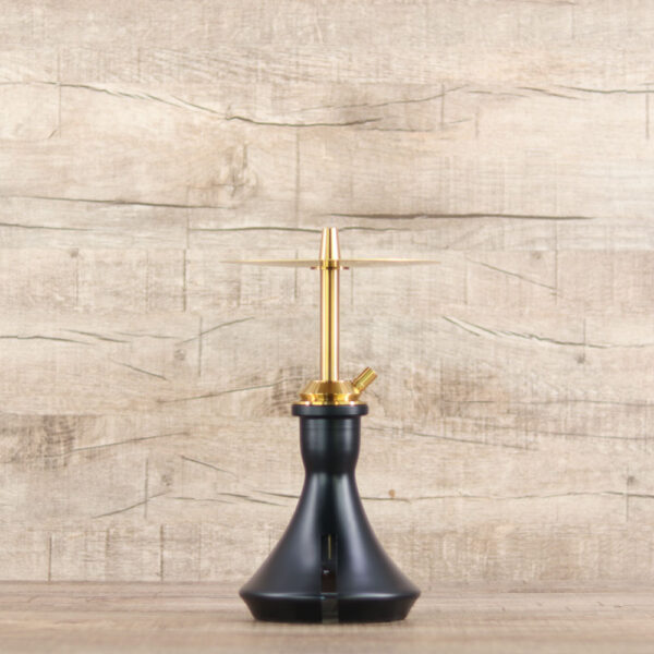 Vyro Versa-Gold mit Mini Steck Bowl Black - Shisha-Dome