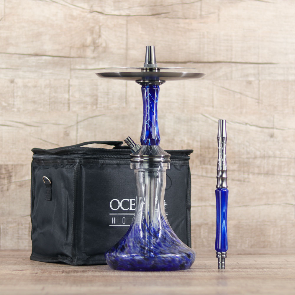 Ocean Hookah Kaif S 2nd Edition Black Blue | Shisha-Dome