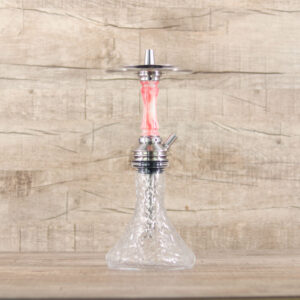 Vyro Spectre Red White Clear - Shisha Dome