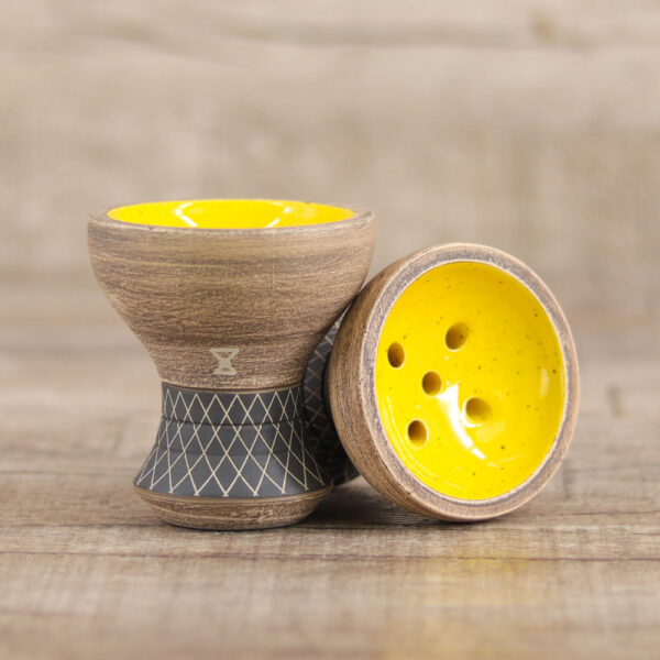 Alpha Bowl Turk Design Mustard - Shisha Dome