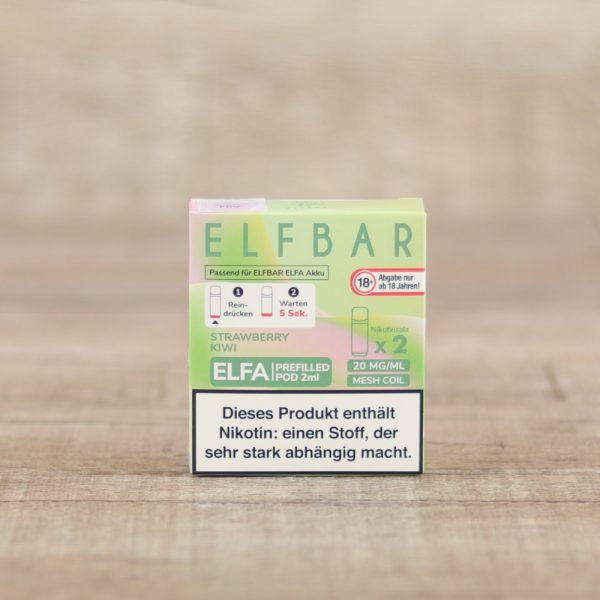 ELF BAR Elfa Pods Strawberry Kiwi 20mg/2ml 2er Pack - Shisha Dome