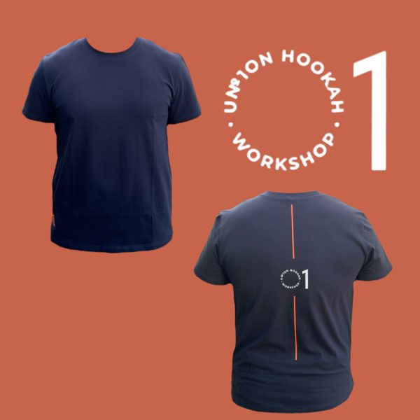 Union Hookah T-Shirt Orange Größe L - Shisha Dome