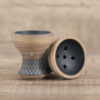 Alpha Bowl Turk Design Black Matte - Shisha Dome