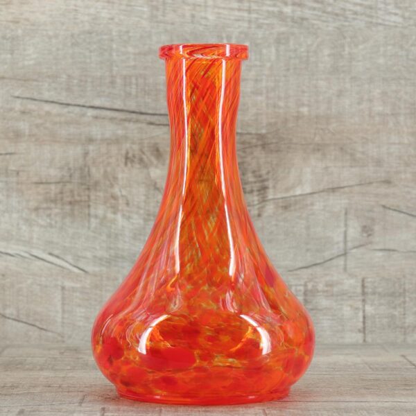 HT Steck-Bowl Drop Dotted Red-Orange