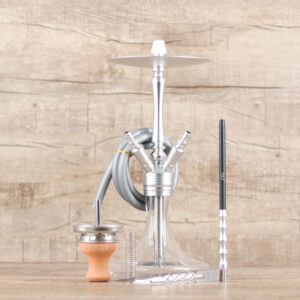 INVI Reflexion Alu Silber Clear - Shisha Dome