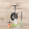 INVI Reflexion Edelstahl Gun Metal Green-White-Black - Shisha Dome