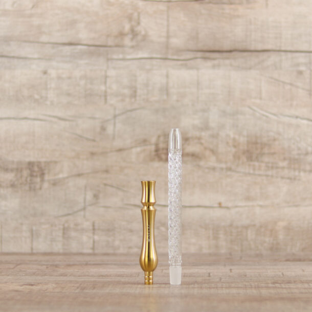OCEAN Hookah Mundstück Fusion X Twisted2-Gold - Shisha-Dome