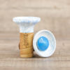 Oblako Flow Phunnel Glazed-Blue on Marble White Blue - Shisha-Dome