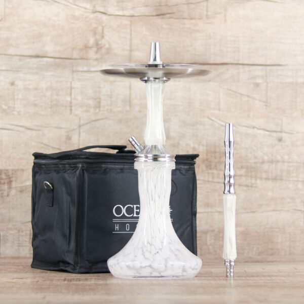 Ocean Hookah Kaif S 2nd Edition-Steel White - Shisha-Dome