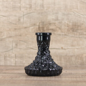 Vessel Glass Crystal Bowl Mini Black - Shisha Dome