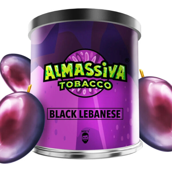 Almassiva Tabak Black Lebanese 200g - ShishaDome