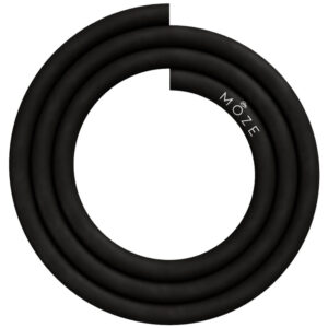 Moze Silikonschlauch Schwarz - Shisha Dome