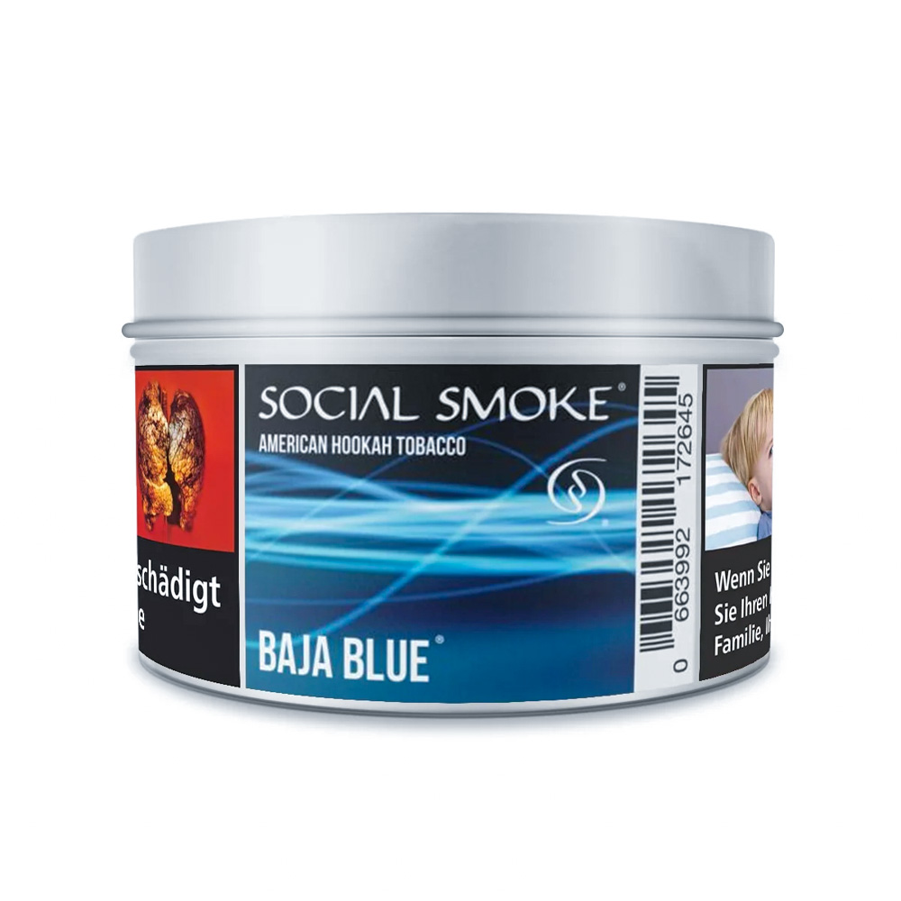 Social Smoke Tabak-Baja Blue 200g - Shisha-Dome