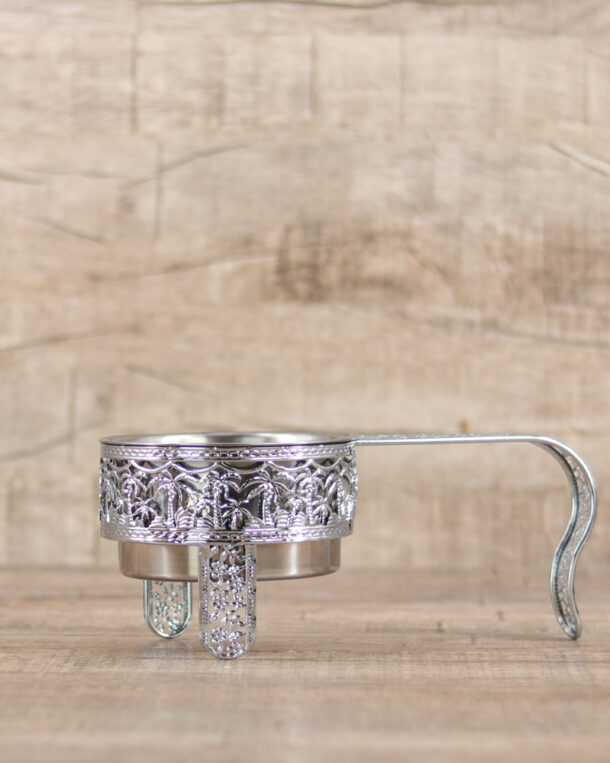 AO Kohlekorb Arabesk-Silber - Shisha-Dome