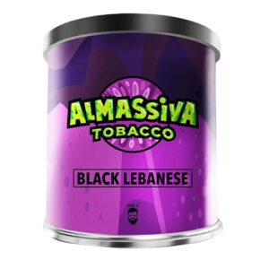 Almassiva Tabak Black Lebanese 200g - ShishaDome