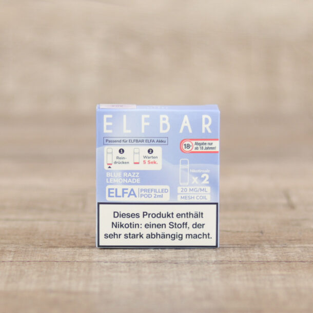 ELF BAR Elfa Pods Blue Razz Lemonade 20mg/2ml 2er Pack - Shisha Dome