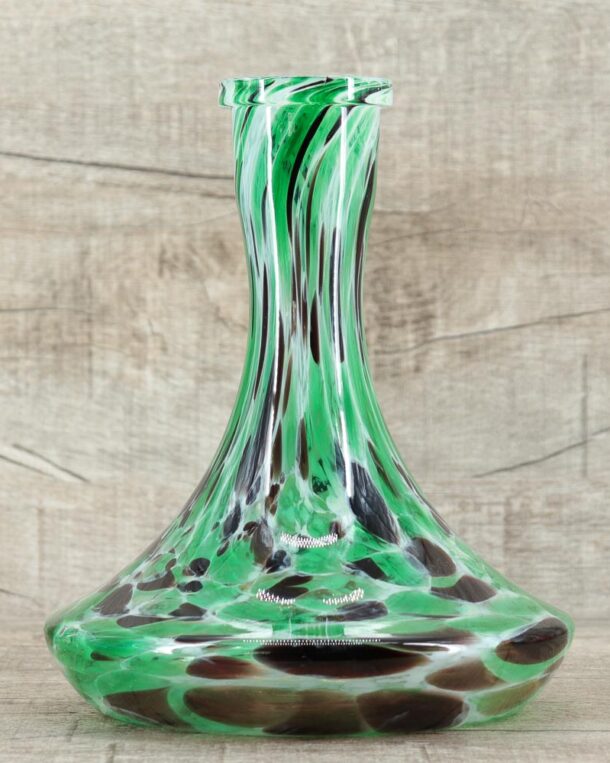 HT Steck-Bowl C Dotted Green-Black-White