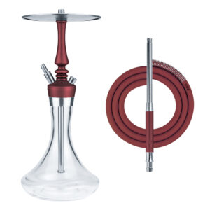 Hoob Hookah Mars Mini Pro Wine Red - Shisha Dome.JPG