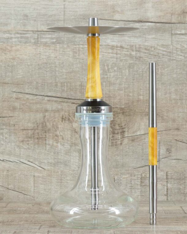 HookahTree Composite-The One Mini Stabilized Yellow Wood - Shisha-Dome