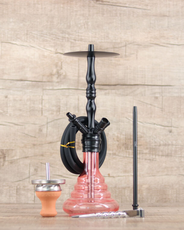 Invi Saros 500 Schwarz Pink Shiny - Shisha Dome