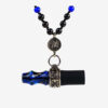 Japona Hookah Mundstück Samurai Black Blue.JPG