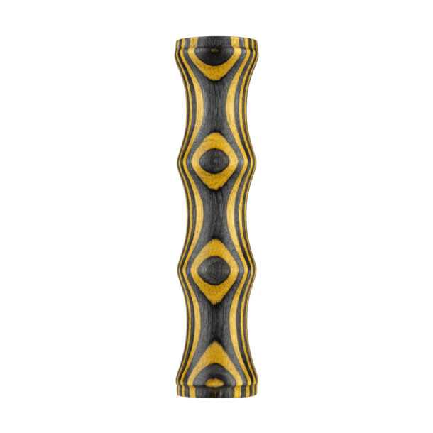Japona Hookah SatoshiSatori Sleeve Yellow Black Mundstück.JPG