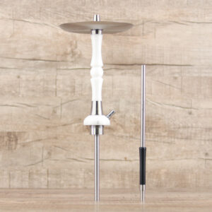 Matt Pear Simple S Ball White - Shisha Dome