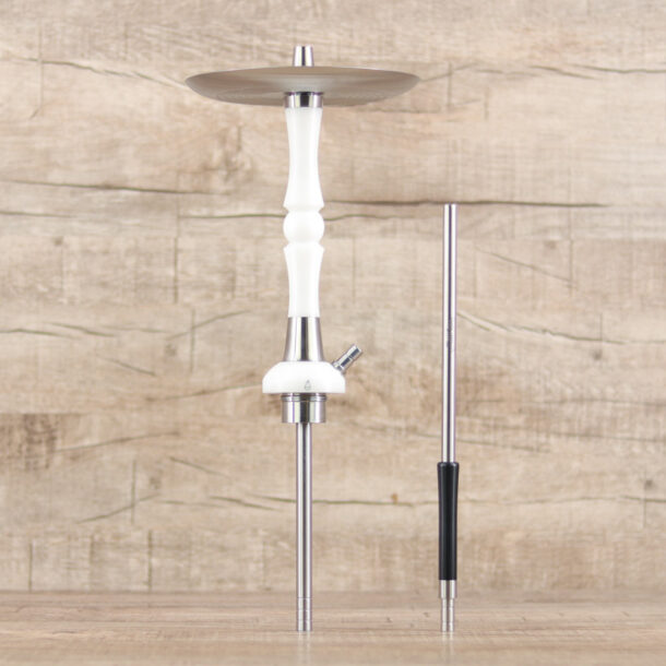 Matt Pear Simple S Ball White - Shisha Dome