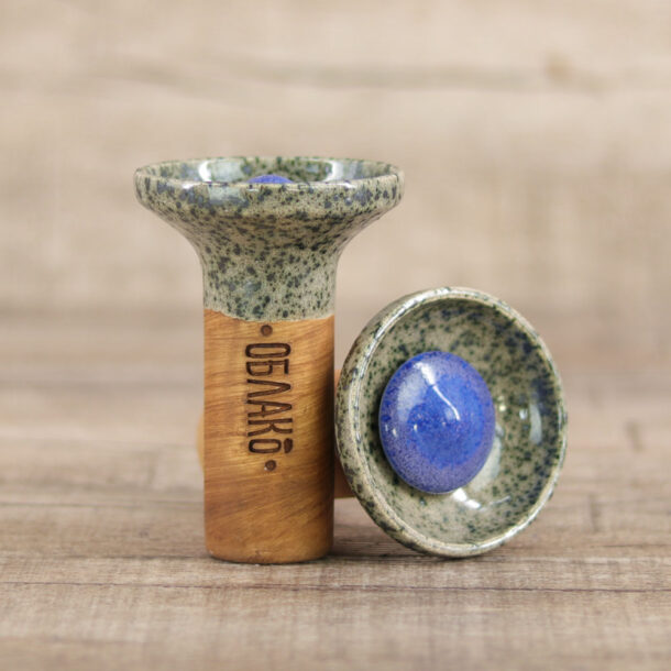 Oblako Flow Phunnel Glazed-Aqua on Moss - Shisha-Dome