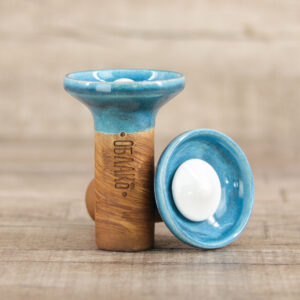 Oblako Flow Phunnel Glazed-White on Blue Ocean - Shisha-Dome