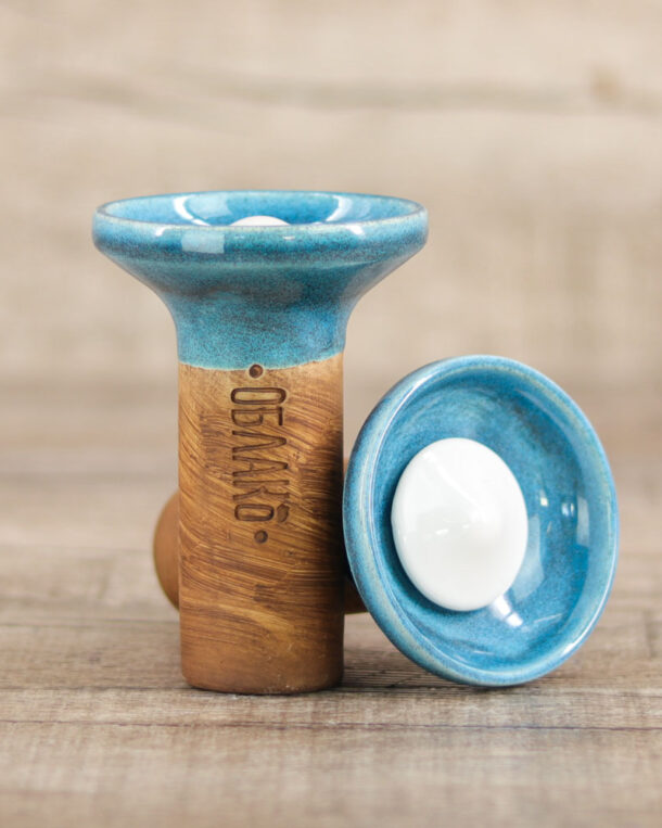Oblako Flow Phunnel Glazed-White on Blue Ocean - Shisha-Dome
