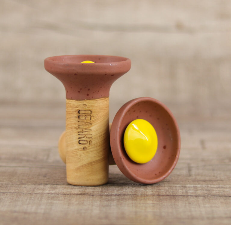Oblako Flow Phunnel Glazed-Yellow on Chocolate - Shisha-Dome