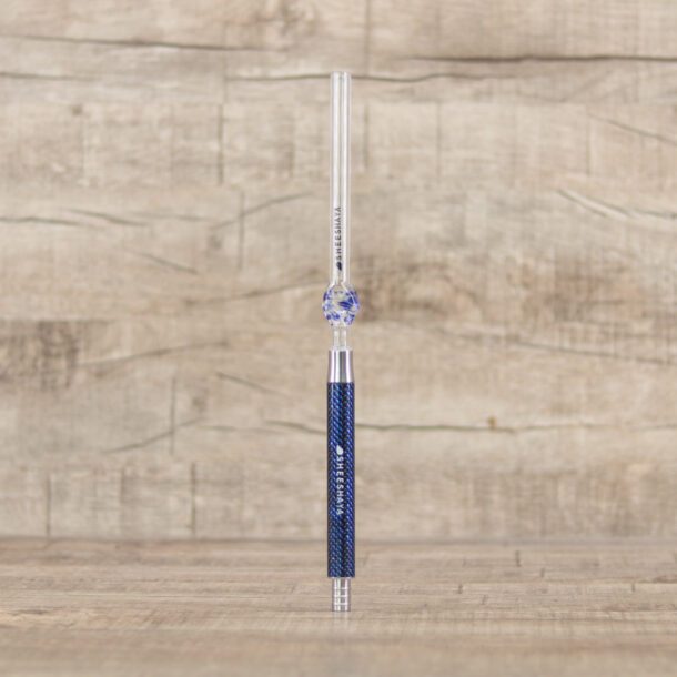 Sheeshaya Carbon Fusion Mundstückset-Blazig Blue - Shisha-Dome
