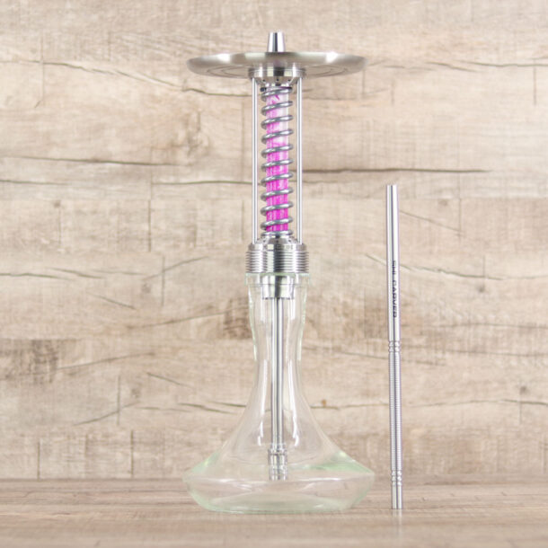Shi Carver Cybertank-Pink White Chrome - Shisha-Dome