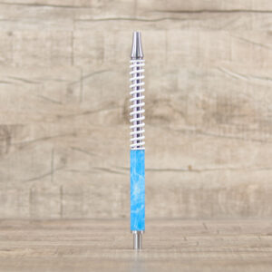 Shi Carver Stance Mundstück-White Blue - Shisha-Dome