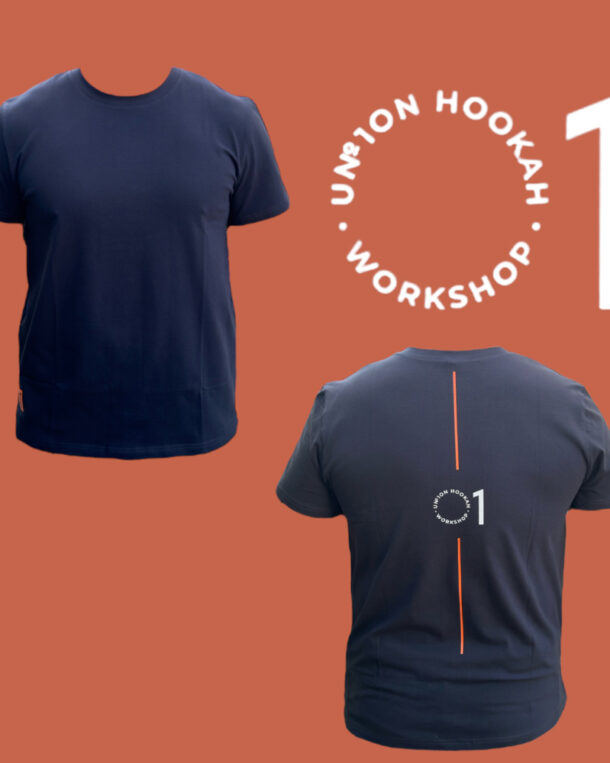 Union Hookah T-Shirt Orange Größe L - Shisha Dome