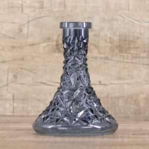 Vessel Glass Crystal Bowl Grey - Shisha Dome