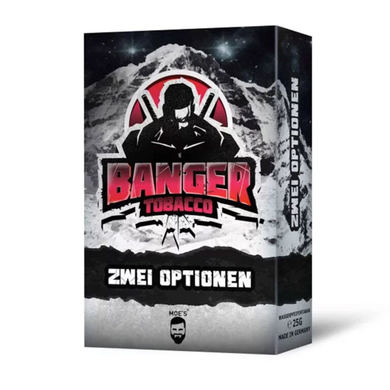 Banger Tabak Zwei Optionen 25g - Shisha Dome
