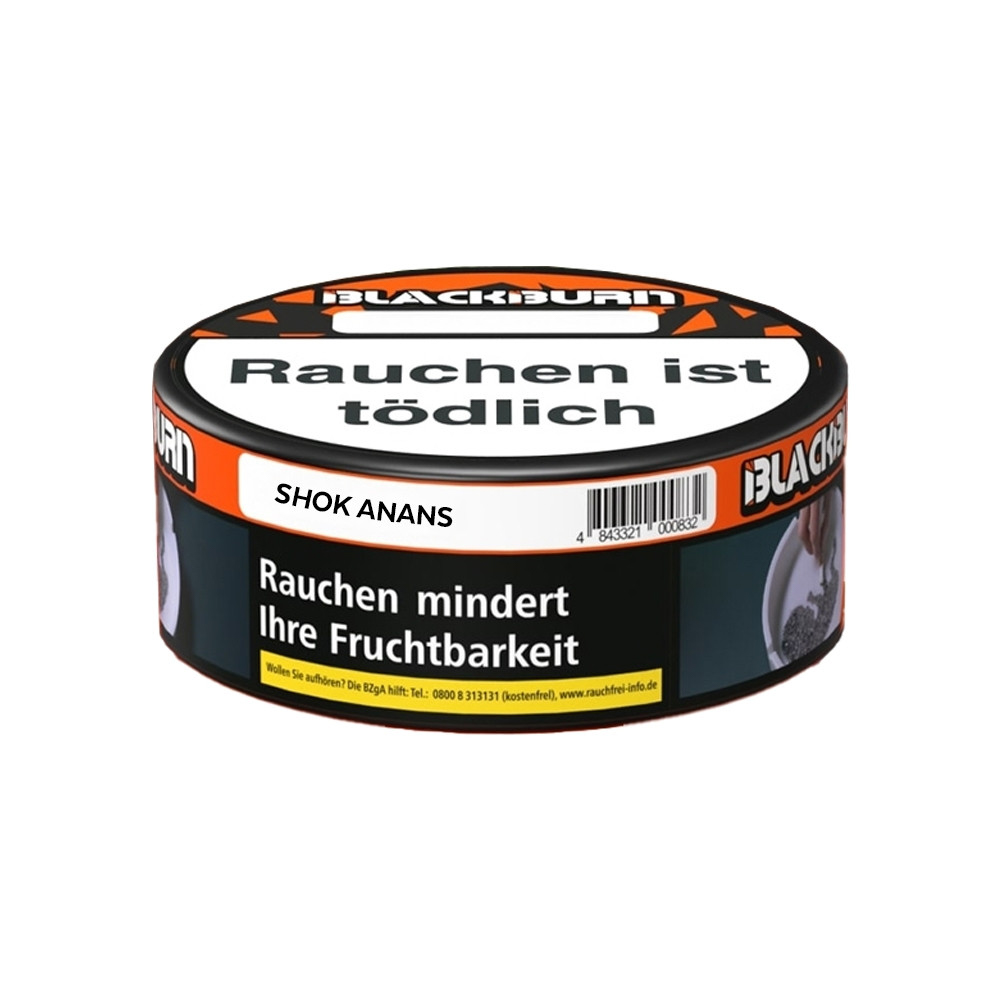 Black Burn Tabak Shok Anans 100g - Darkblend Tobacco
