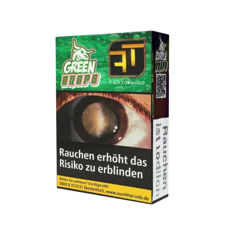 Fadi Tabak Green Drops 20g - Shisha Dome