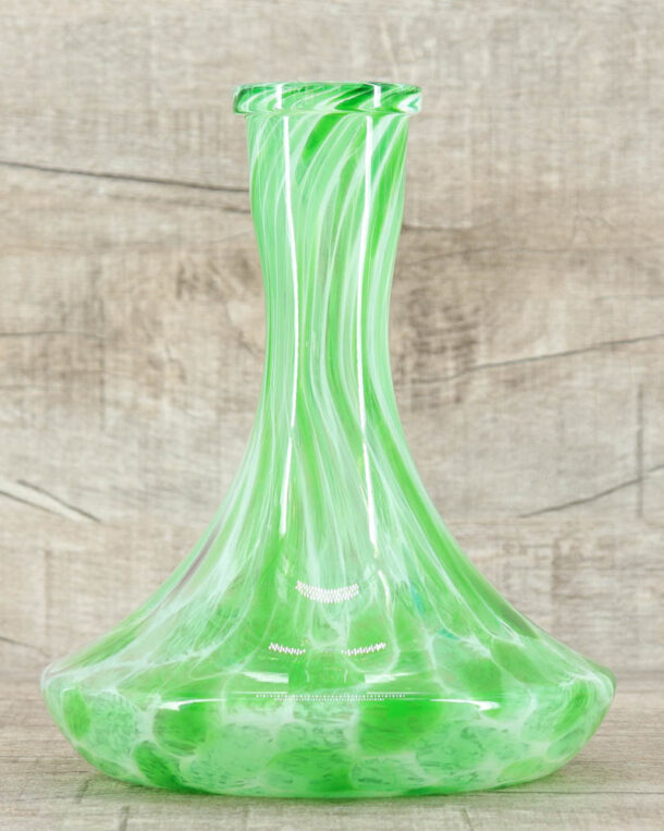 HT Steck-Bowl C Dotted Green-White