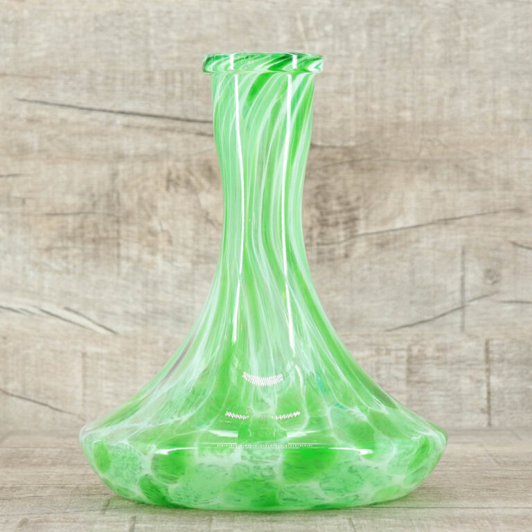 HT Steck-Bowl C Dotted Green-White