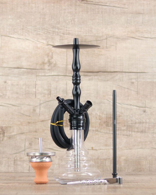 Invi Saros 500 Schwarz Clear Shiny - Shisha Dome