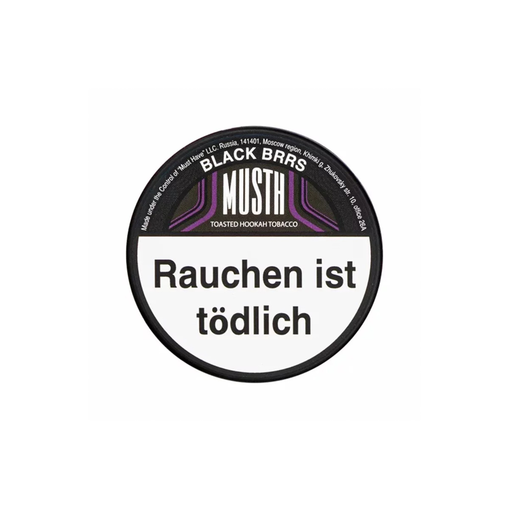 MUSTH Tabak BLACK BRRS 200g.JPG