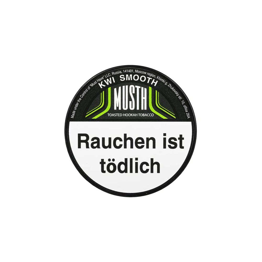 MUSTH Tabak KWI SMOOTH 200g - Schischa Tabak