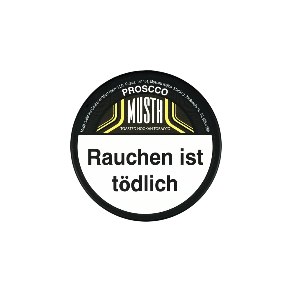 MUSTH Tabak PROSCCO 200g.JPG