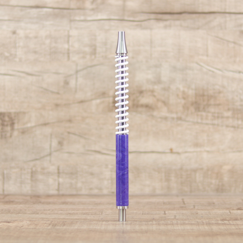 Shi Carver Stance Acryl Mundstück-Lilac White - Shisha-Dome
