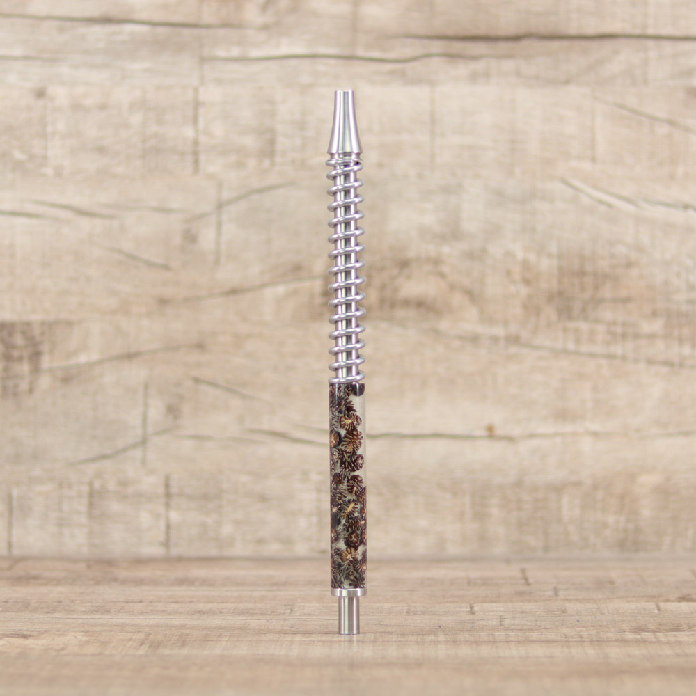 Shi Carver Stance Acryl Mundstück-Pinecone Chrome - Shisha-Dome
